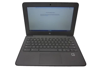 HP Chromebook 11a-nb0013dx 11.6" 1.1GHz N3350 4GB 32GB SSD Chrome Grade B No AC - Picture 1 of 4