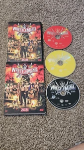 wwe WRESTLEMANIA 2021 37 W/SLIPCOVER 3-DISC SET dvd wrestling - Picture 1 of 1