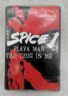 Spice 1 Playa Man / The Thug In Me Jive JSAM-49 Cassette Single Promo NEW Sealed - Image 1 of 3