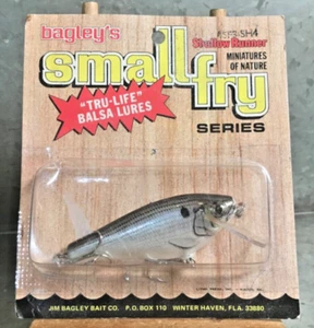 Vintage Fishing BAGLEY’S Small Fry Shallow Runner TRU-LIFE BALSA LURE New in Pkg - Picture 1 of 5