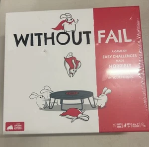 Without Fail Party Game By Exploding Kittens Brand New, Factory Sealed 2022 - Picture 1 of 1