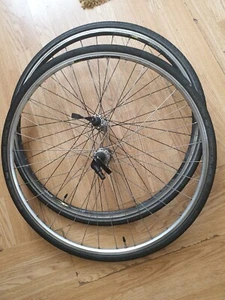 1 Mavic & 1 Alexrims Wheelset Pair Wheels Retro Front Rear (Read Description) - Picture 1 of 13
