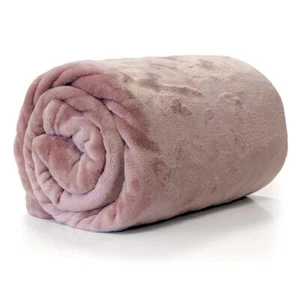Kuscheldecke, Wohndecke ENZO 130x180cm oud roze altrosa LEMETEX - Bild 1 von 1