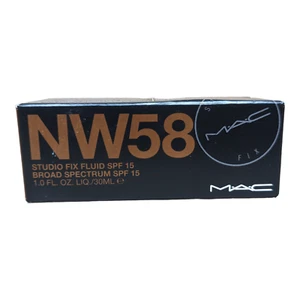 Mac Studio Fix Fluid Broad Spectrum SPF 15 - Full Matte Coverage - NW58 - 1oz - Picture 1 of 6