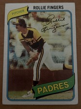 1980 Topps #651 Rollie Fingers- San Diego Padres