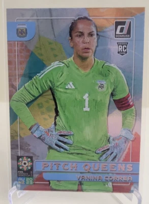2023 DONRUSS FIFA WOMENS WORLD CUP VANINA CORREA RC #1 PITCH QUEENS - Image 1 of 2