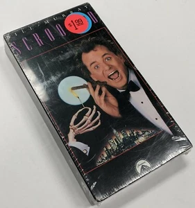 Scrooged (1988) VHS Bill Murray Christmas Comedy - Sealed **Brand New** - Picture 1 of 5