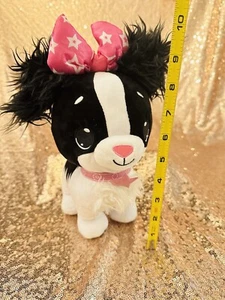 Wish Me Puppy Plush Cavalier Dog Black White Lights Up Electronic Toy P5 - Picture 1 of 7