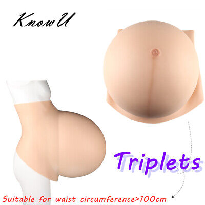 Multiple Births Oversized Pregnant Silicone Fake Belly For Cosplay Transgender • 378€