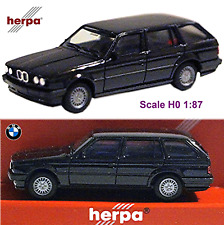 BMW 3er 325i Touring E30/5 Familiare 1987-92 Nero 1:87 Herpa 020633