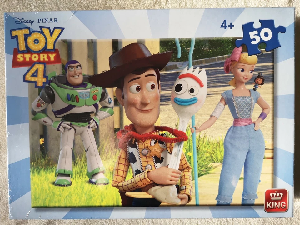 KING INTERNATIONAL Walt Disney - Toy Story 4 Puzzle 30 X 20 cm (50 Teile) für Kinder ab 4 Jahren