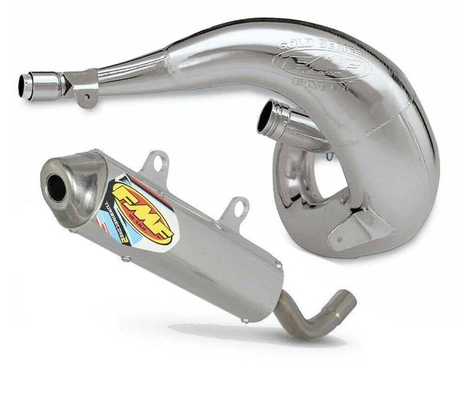 Глушитель FMF Fatty Pipe & TurbineCore 2 подходит для 20–22 ктм/Husqvarna/GasGas 250/300 - Изображение 1 из 1
