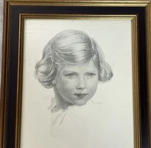 H.R. H. Die Prinzessin Margaret Rose Gerahmtes Bild des britischen Königshauses - Bild 1 von 12
