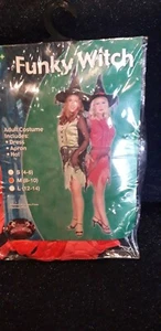  Girl's Halloween Witch Dress Costume 8-10Yrs Pink - Picture 1 of 1