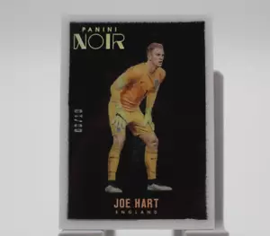 2016-17 Panini Noir Soccer Joe Hart Black /10 England Trading Card - Picture 1 of 3