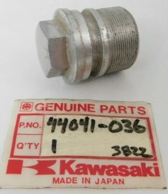 1 NOS Genuine Kawasaki Front Fork Top Bolt F6 G4TR G5 KE100 KV100 OEM 44041-036  - Image 1 of 4