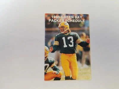 Green Bay Packers 1991 NFL Football Pocket Schedule - Miller High Life - Image 1 of 2