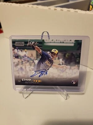 2023 Topps Stadium Club Ethan Small On-Card Rookie Auto #SCBA-ES Brewers - Image 1 of 2
