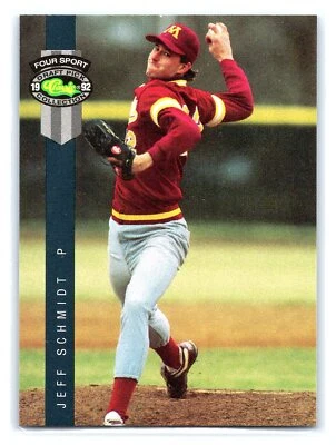1992 Classic Four Sport Draft Pick Collection #246 Jeff Schmidt   Baseball - Image 1 of 2