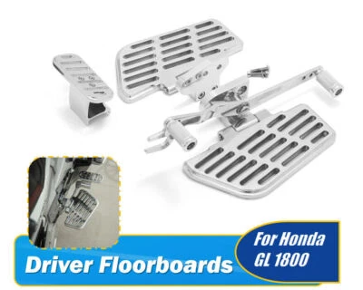 Aluminium Driver Floorboards Foot Pegs Pedals For HONDA Goldwing 1800 GL1800 F6B Foto 1 de 4