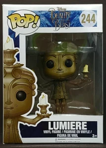 Funko Pop + Protector! Disney #244 Beauty & The Beast - Lumiere (Vaulted Mint) - Picture 1 of 12