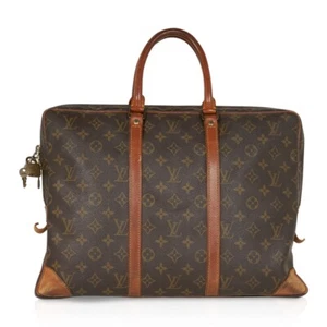 Louis Vuitton Vintage Monogram Porte Documents Voyage Vintage Briefcase  - Picture 1 of 12