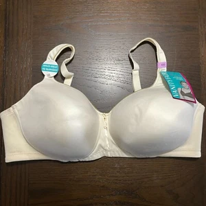 NEW Vanity Fair Bra 42D Wire Free Satin Molded Padded Convertible White 72335 - Picture 1 of 18