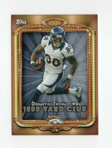 2013 Topps Football 1000 Yard Club DEMARYIUS THOMAS DENVER BRONCOS #9 - Foto 1 di 6