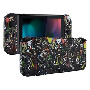 Scary Party Console Backplate Joy con Housing Shell Buttons for Nintendo Switch - Picture 1 of 12