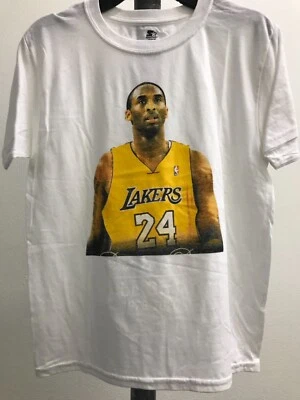 Camisa Kobe Bryant. Playera de Kobe Bryant. Talla Juvenil Grande. Edad 14-16. Blanco. Foto 1 de 3
