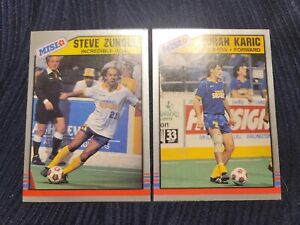 1989-90 Pacific MISL Zoran Karic #12 And Steve Zungul 110#