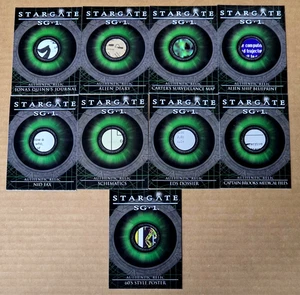 Stargate SG-1 Season 7 Complete 9 Card Prop Relic Set All Numbered 008/XXX - Picture 1 of 2