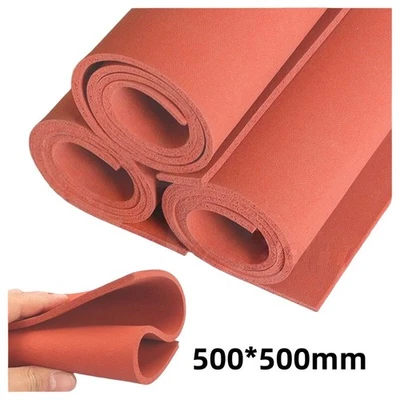 Silikon Schaum Schwamm Platte Blatt Dichtung Matte 1mm - 8mm dick 500mmx500mm - Image 1 of 4