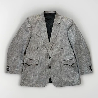 Chaqueta Blazer Vintage Circle S Western 44R Sal y Pimienta Manchada Foto 1 de 4