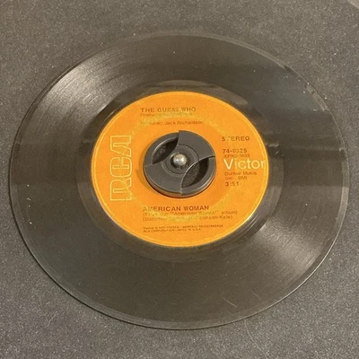 The Guess Who 45RPM “American Woman/No Sugar Tonight” 1970 Classic Rock 7” - Image 1 of 2