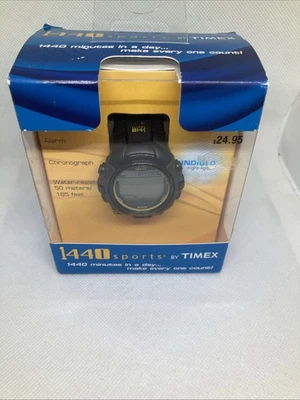 Nuevo reloj deportivo 1440 en caja de Timex con Indeglo Foto 1 de 4
