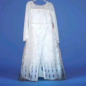 Disney Frozen 2 Elsa Snow Queen Dress Girls Size 5/6 Costume Halloween - Picture 1 of 8