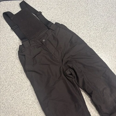 The Children’s Place Boy Girl Snow Ski Pants Removable Suspenders SZ 10 Black UG - Image 1 of 4