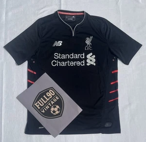 🖤 2015-16 Liverpool Away Shirt by New Balance (S) - Picture 1 of 4