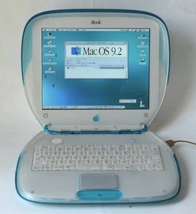 Apple iBook G3 Clamshell Laptop Blueberry 300MHz Vintage getestet Japan MG01 3,5 - Bild 1 von 10
