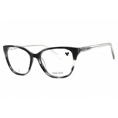 Nine West Women's Eyeglasses Smoke Tortoise Acetate Cat Eye Frame NW5213 015 - Image 1 of 2