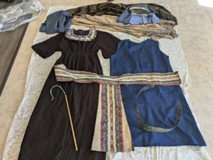 Mens Medium Vintage Handmade Pharoah Nativity Egyptian Theater Wise Men Costume - Picture 1 of 20
