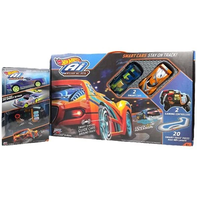 HOT WHEELS Ai SMART CARS - Intelligent Race System 3 CARS & 3 CONTROLLERS 2.4GHz - Image 1 of 4