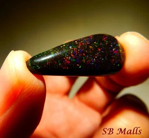 9 Cts. HONDURAS BLACK MATRIX HONDURAN OPAL CABOCHON LOT 2856d - Imagen 1 de 4