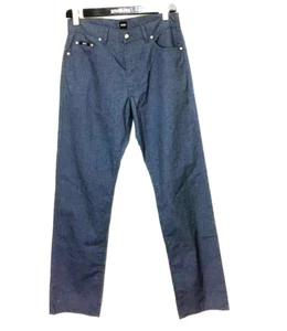 Hugo Boss dark blue cotton blend casual pants, Montana 08040 - Picture 1 of 10
