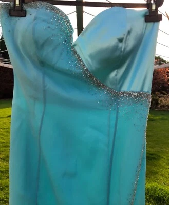 Turquoise Dress By Jora Collection Size 14  - Image 1 of 4