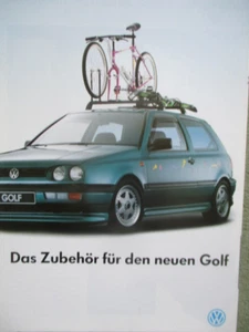 Catálogo de accesorios VW Golf III noviembre 1991 rareza - Imagen 1 de 3