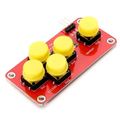 Analog Button for Arduino AD Keyboard Electronic Blocks Simulate Five Key Module - Image 1 of 4