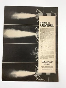 Anuncio de revista vintage, THIOKOL AEROSPACE. 1969. B&W. - Imagen 1 de 1