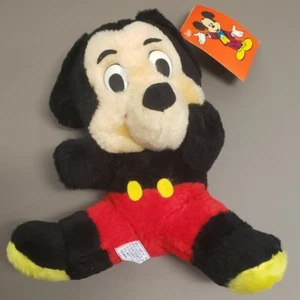 Vintage MICKEY MOUSE Plush Stuffed Toy Doll Walt Disney Parks Exclusive Taiwan - Picture 1 of 9
